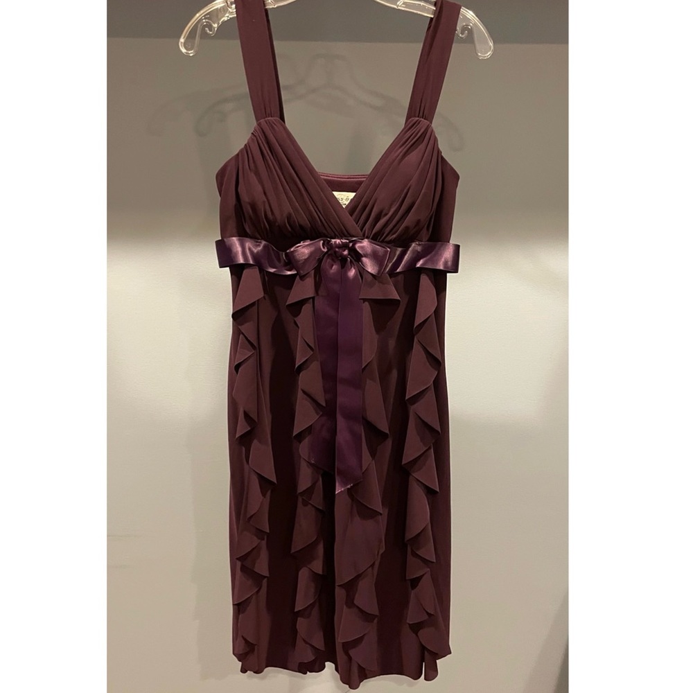 Betsy & Adam Purple Dress